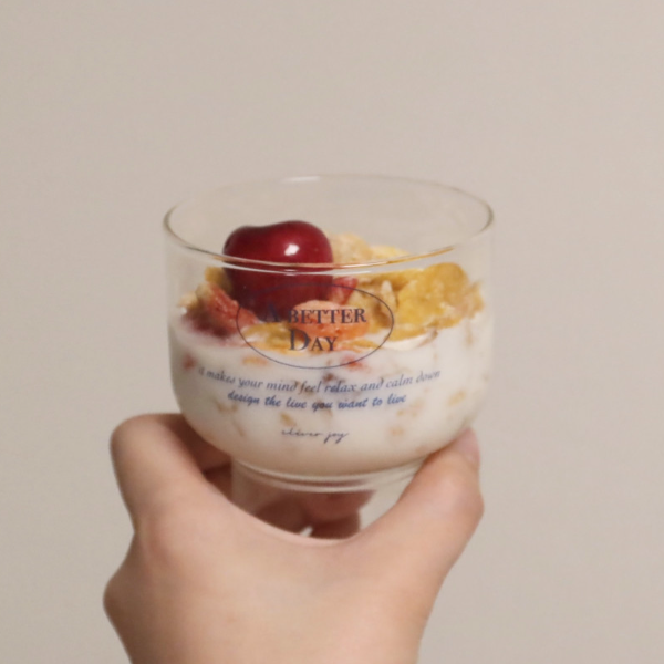 clever joy / Blue Lettering A Better Day Dessert Cup 甜品杯