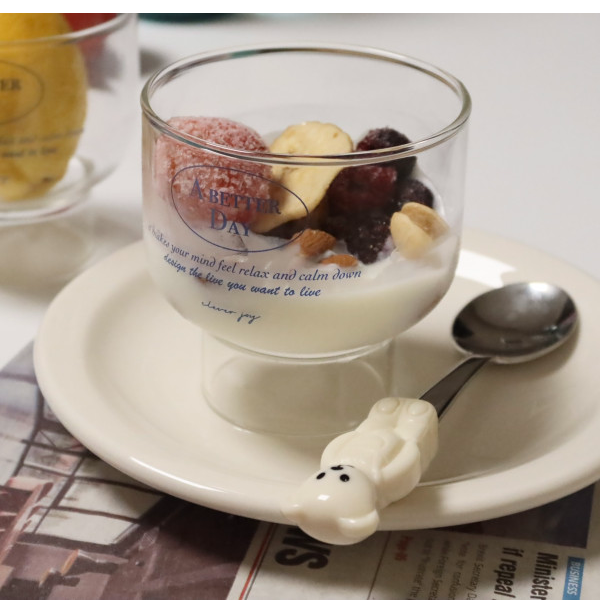 clever joy / Blue Lettering A Better Day Dessert Cup 甜品杯