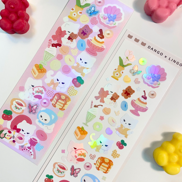 Dango Lingo / Daisy's tea party sticker 貼紙.