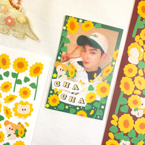 Dango Lingo / Sunflower Gom sticker 貼紙.