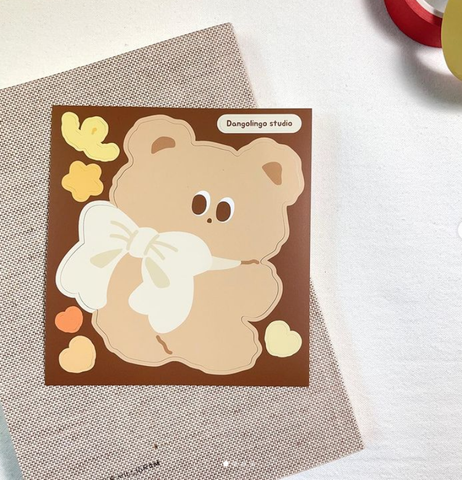 Dango Lingo / big teddy gom sticker 貼紙.