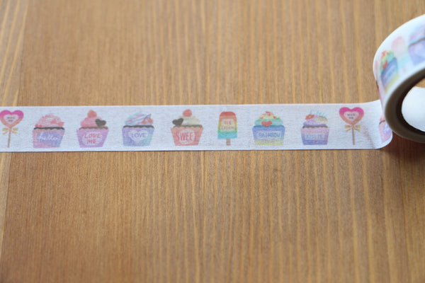 古川紙工 /  Washi Masking Tape - sweets 甜品 和紙膠帶