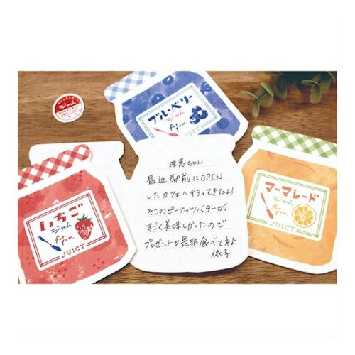 古川紙工 /  紙製麵包 果醬 mini letter set - Marmalade Jam