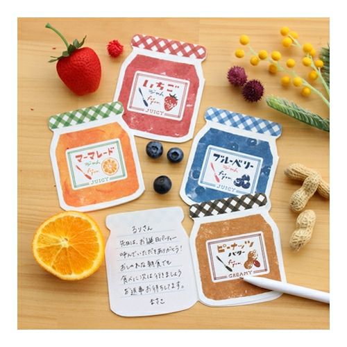 古川紙工 /  紙製麵包 果醬 mini letter set - Blueberry Jam