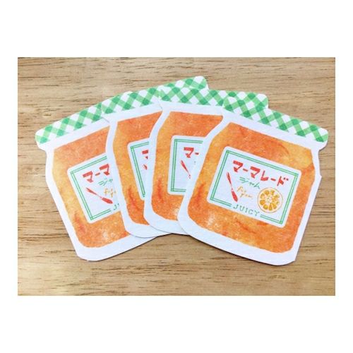 古川紙工 /  紙製麵包 果醬 mini letter set - Marmalade Jam