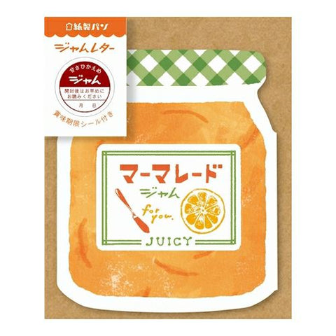 古川紙工 /  紙製麵包 果醬 mini letter set - Marmalade Jam