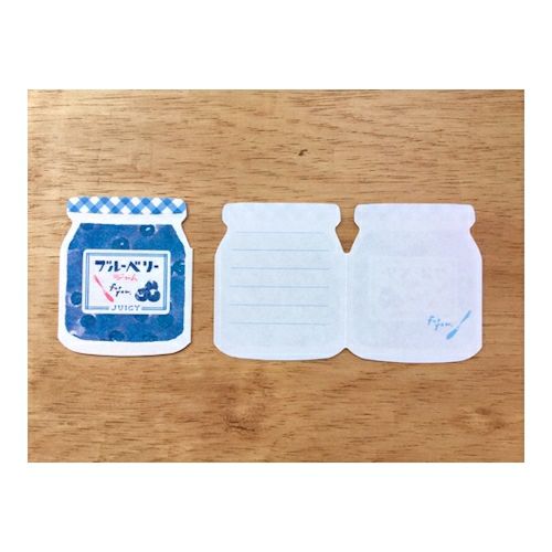 古川紙工 /  紙製麵包 果醬 mini letter set - Blueberry Jam