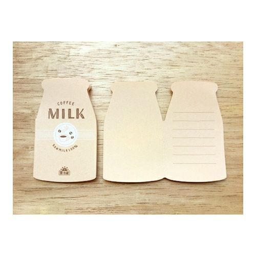 古川紙工 /  紙製麵包 咖啡牛奶 mini letter set