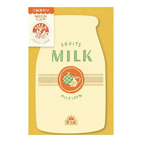 古川紙工 /  紙製麵包 水果牛奶 mini letter set