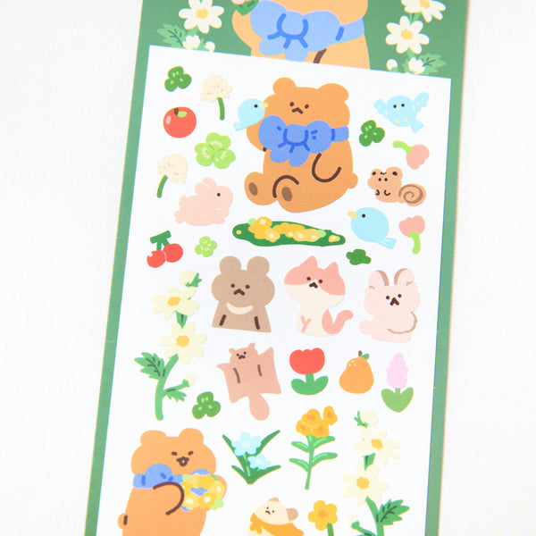 genieyoni / Gomgomi in the forest sticker 貼紙