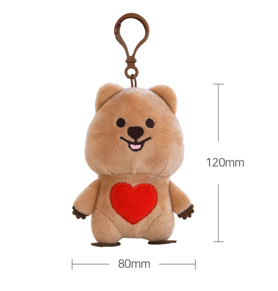 Young Forest / Heart Quokka Keyring