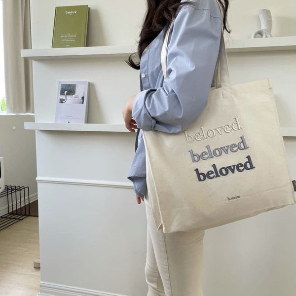 [預購] b.write/ beloved ecobag (horizontal)  - blue