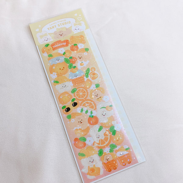 yany studio / Tangerine stickers 貼紙.