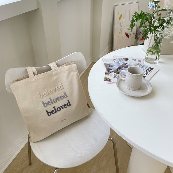 [預購] b.write/ beloved ecobag (horizontal)  - blue