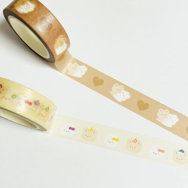 Studio Haneul / Masking tape Colorful faces 紙膠帶