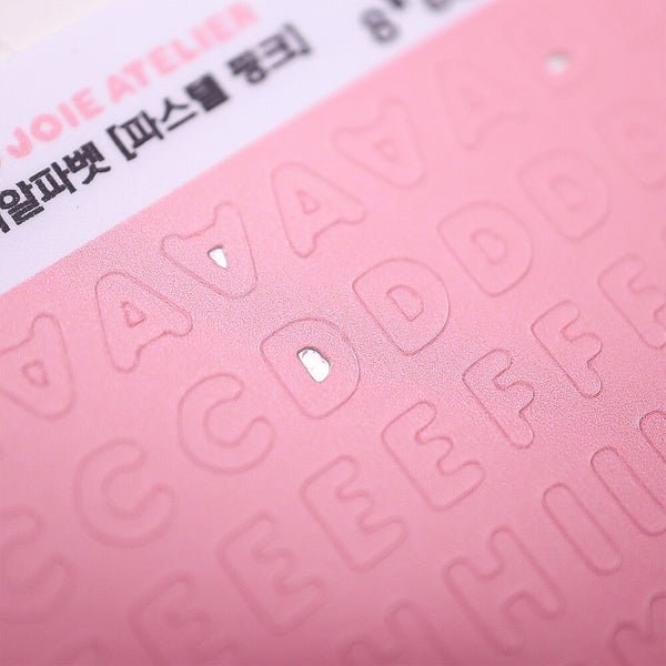 Joie Atelier / Pastel Mini Alphabets sticker 貼紙