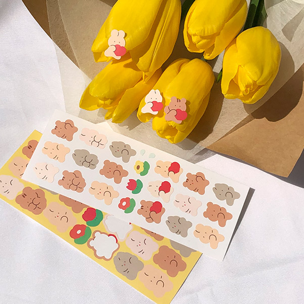 yoongoo/ animal stickers 貼紙