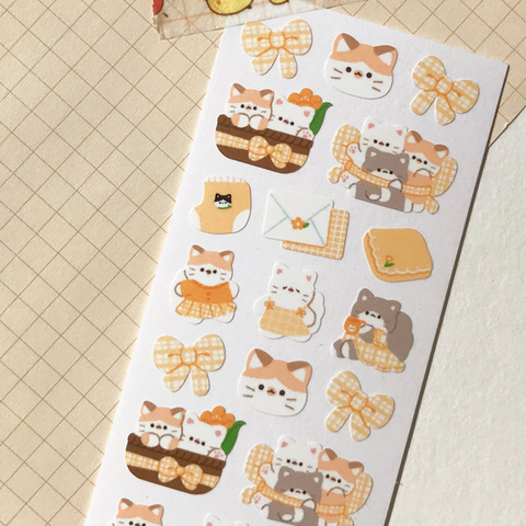 pompomroom/ meow stickers 貼紙