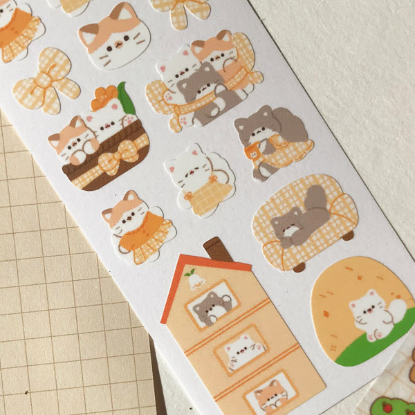 pompomroom/ meow stickers 貼紙