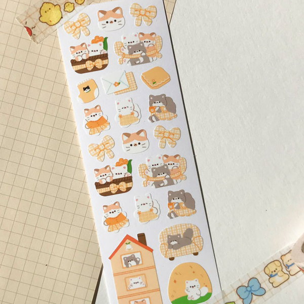 pompomroom/ meow stickers 貼紙