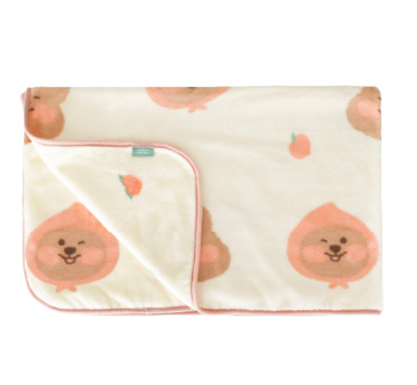 Young Forest /  Peach Baby Quokka Blanket