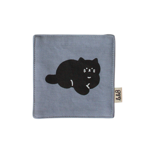 lala B / Kitty coaster / blue