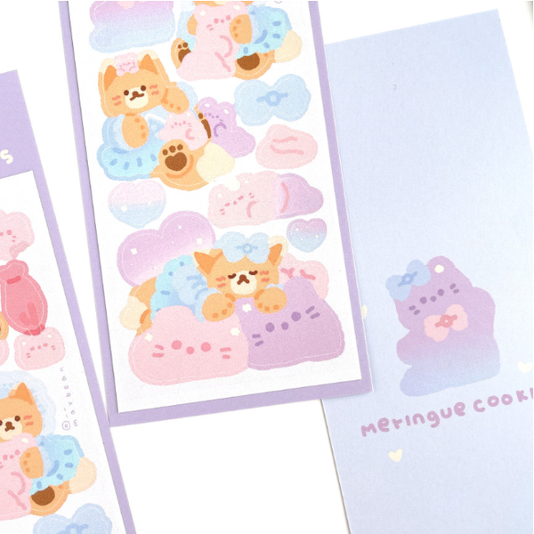 maybean /   Meringue Cookies sticker 貼紙