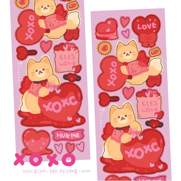 maybean /  XOXO sticker 貼紙