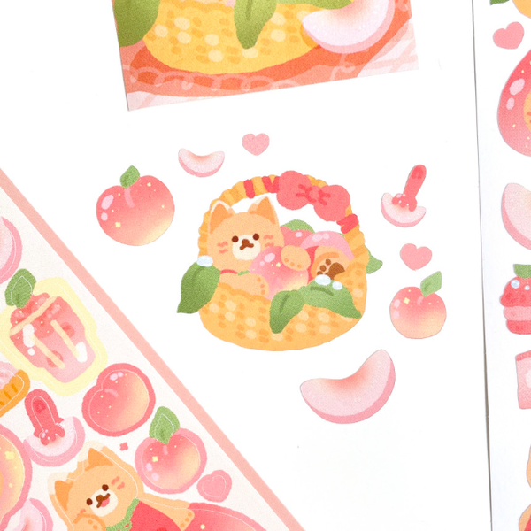 maybean / Peach sticker 貼紙