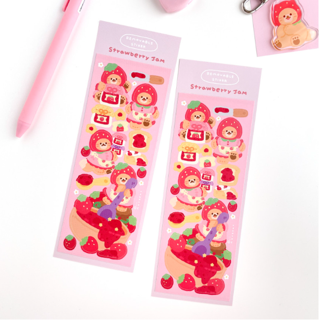 maybean / Strawberry Jam sticker 貼紙