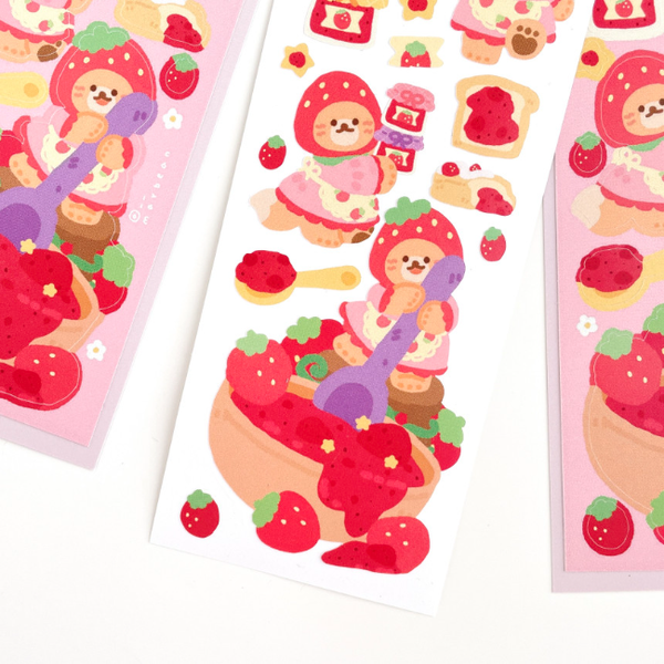 maybean / Strawberry Jam sticker 貼紙