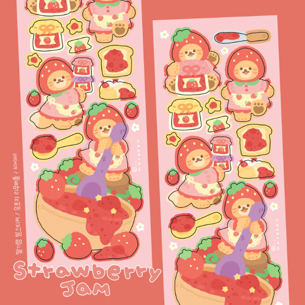 maybean / Strawberry Jam sticker 貼紙