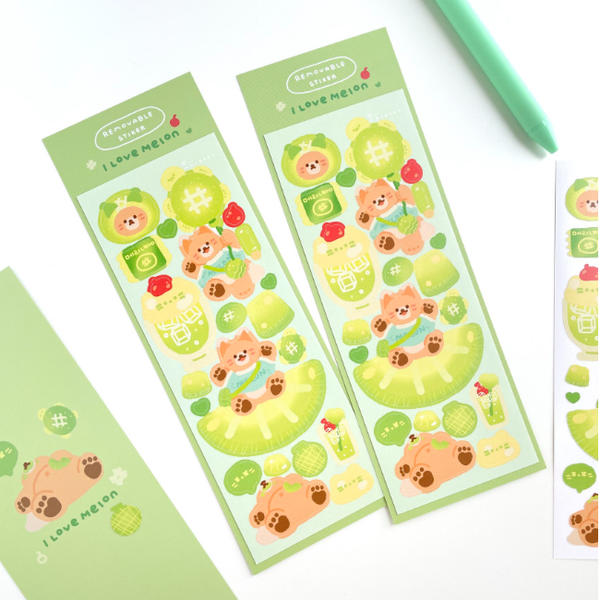 maybean /  I love Melon sticker 貼紙