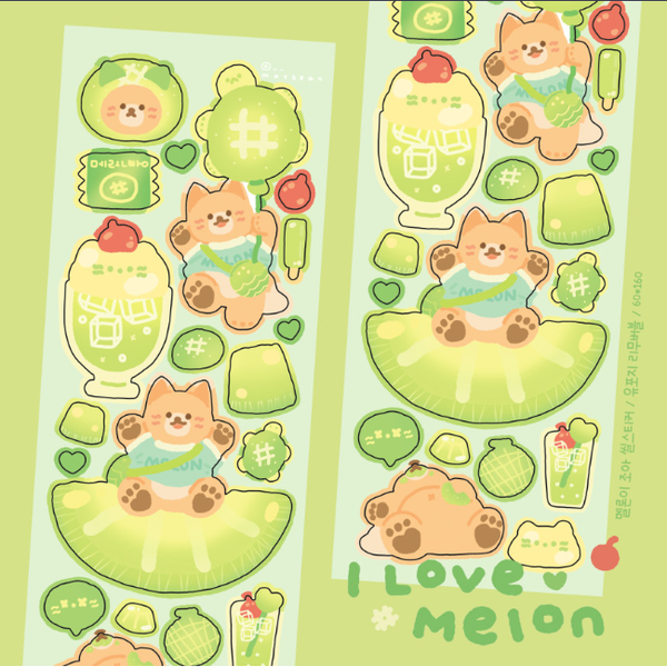 maybean /  I love Melon sticker 貼紙