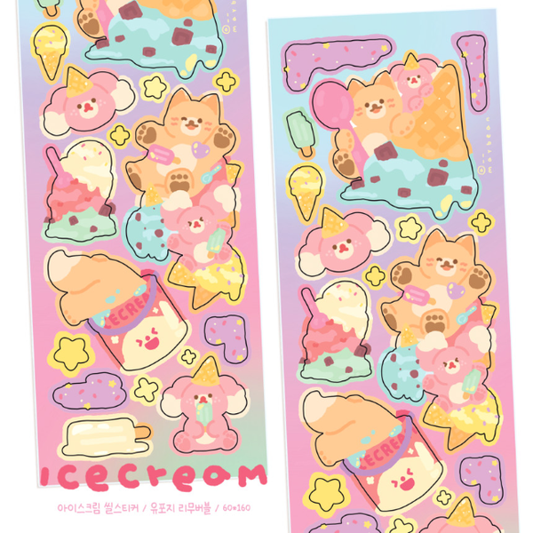 maybean /  Ice-cream sticker 貼紙