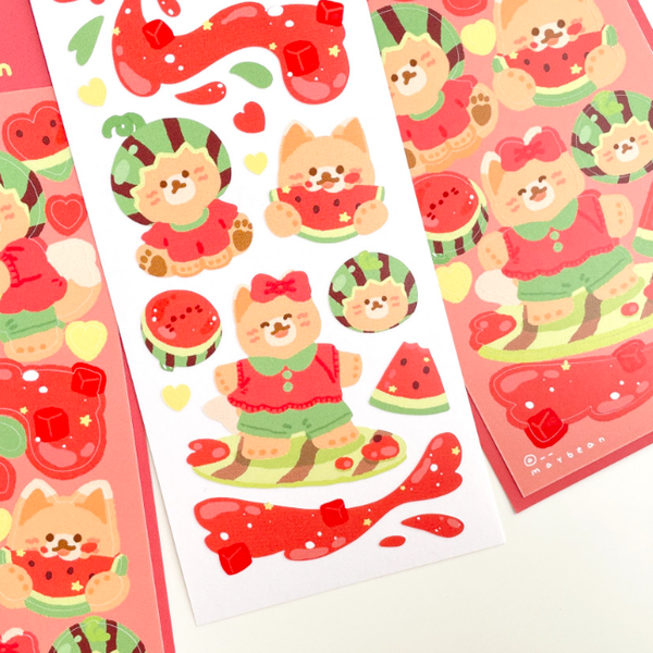 maybean / I love watermelon sticker 貼紙