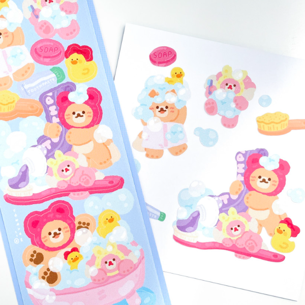 maybean /  Bath time sticker 貼紙