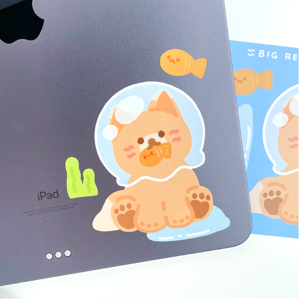 maybean / Fish Bowl Big Removable sticker 貼紙