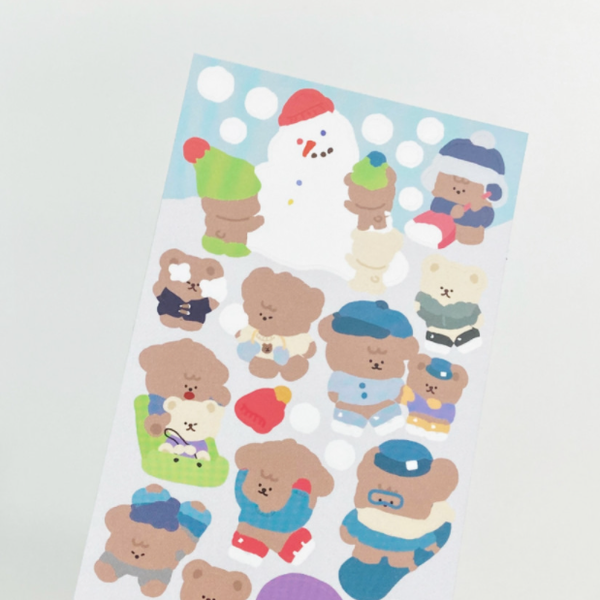 Moominzy / Snowy Mung Taeng  Village - Snowman Sticker 貼紙.