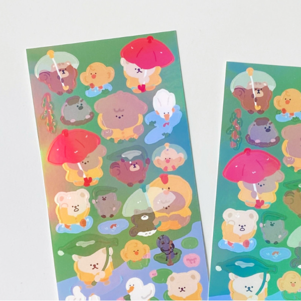 Moominzy / Rainy Day stickers 貼紙