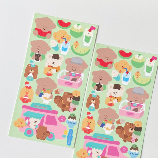 Moominzy / Cool dessert stickers  貼紙