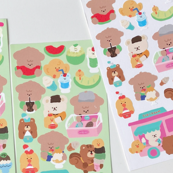 Moominzy / Cool dessert stickers  貼紙