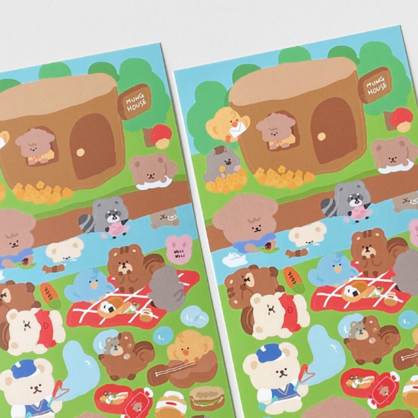 Moominzy / Forest stickers  貼紙