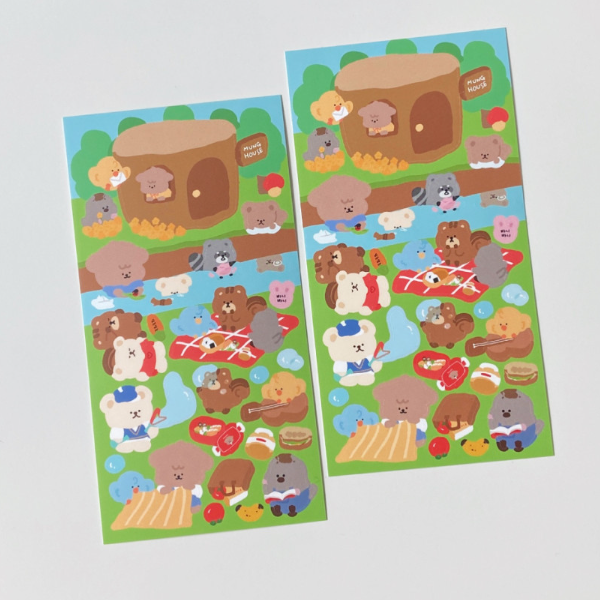 Moominzy / Forest stickers  貼紙