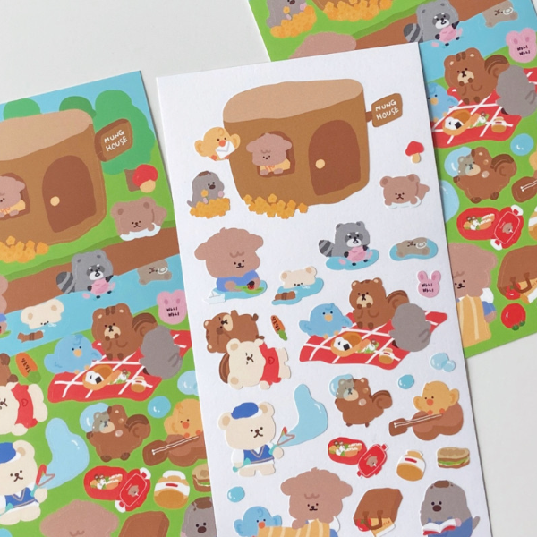 Moominzy / Forest stickers  貼紙