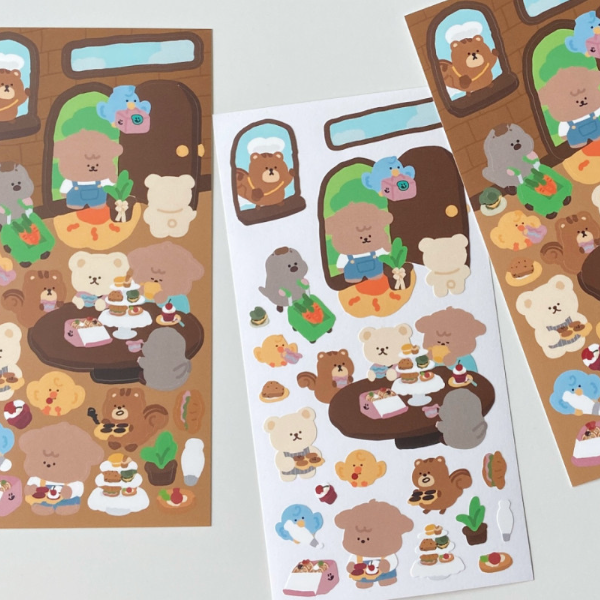 Moominzy / Forest House stickers 貼紙