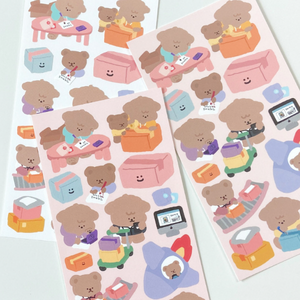 Moominzy / Relaxing Mung Taeng stickers