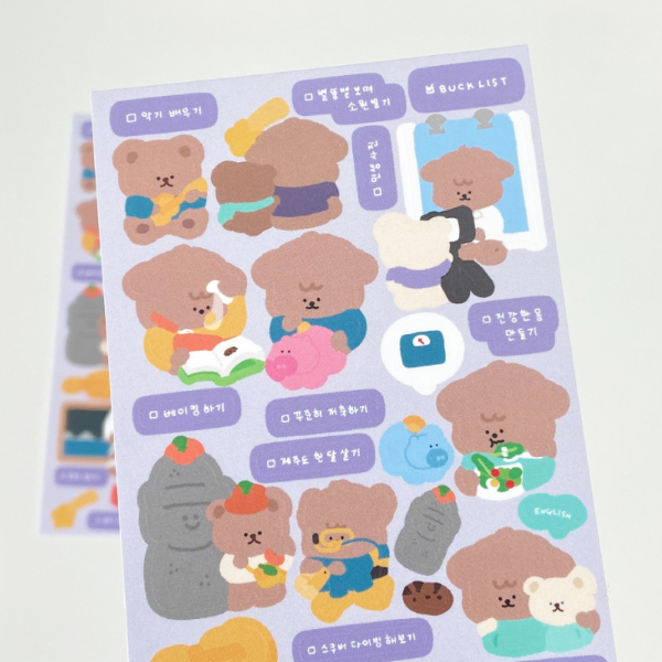 Moominzy / Bucket List stickers 貼紙