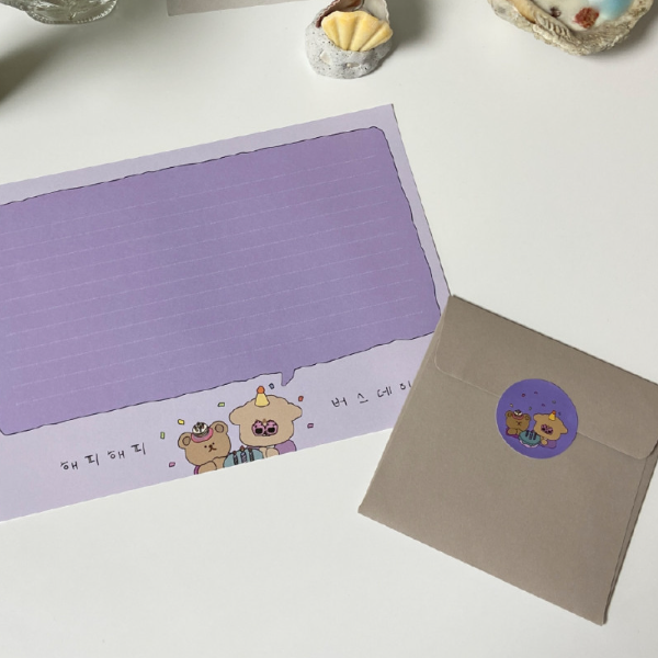 Moominzy / Mung Taeng Letter Set （４款可選）