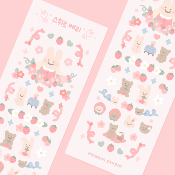 MONANI STUDIO / Sweet Berry sticker 貼紙